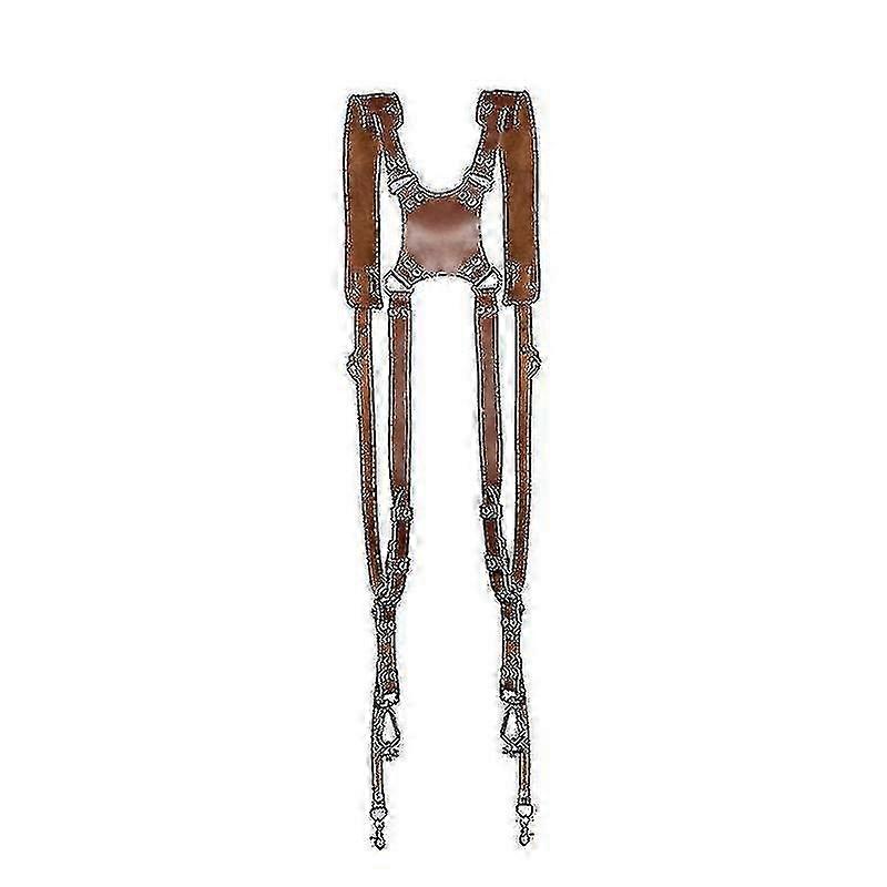 Dual Camera Leather Shoulder Harness