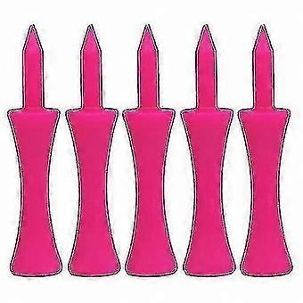 100-Count Bulk Pack: Golf Tees - Bright Pink Castle Design