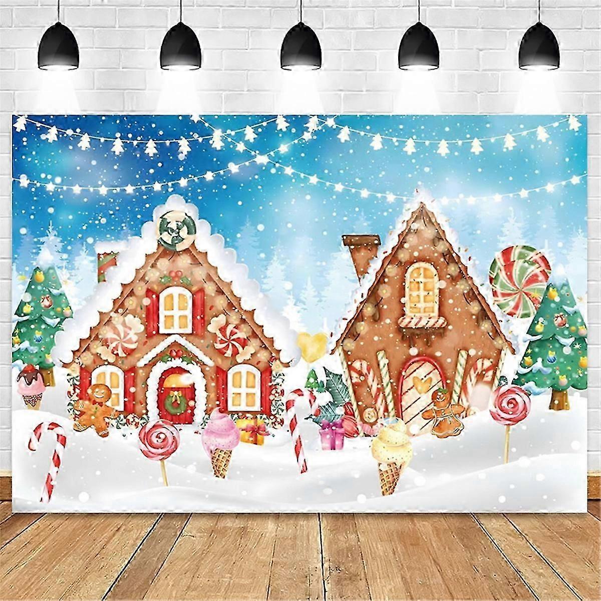 Non-Reflective Gingerbread Vinyl Backdrop