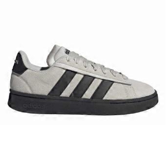 Adidas Mens Grand Court Alpha 00s 3 Stripes Suede Trainers