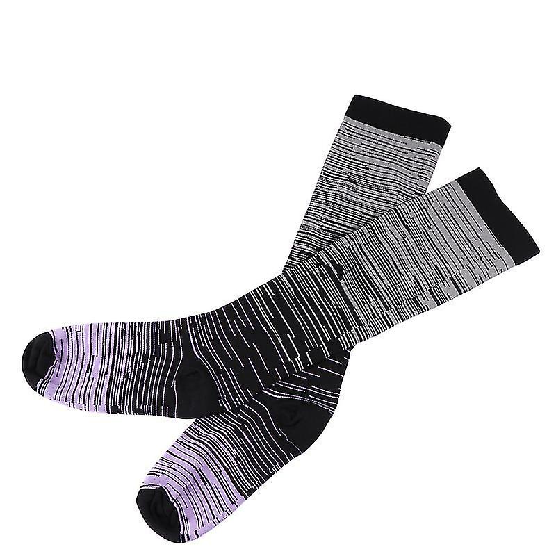 53X11x1cm White Purple Yoga Pilates Blocks Compression Knee High