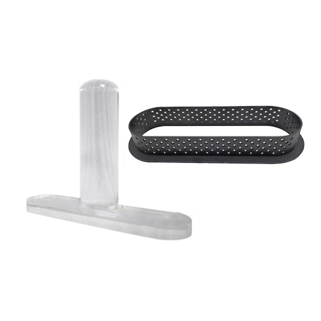 Tart Rings Heat-Resistant Perforated Cake Mousse Ring Non Stick Plastic Bakeware