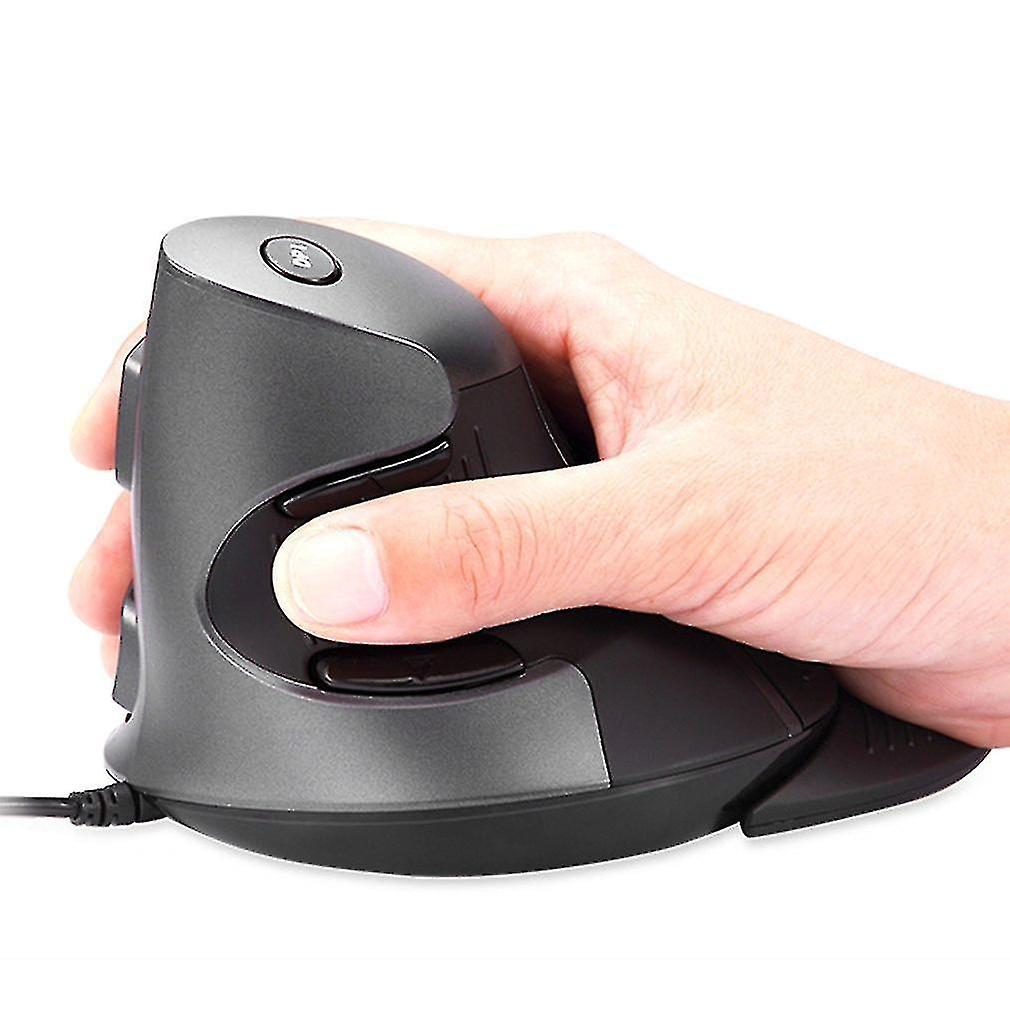 M618 Vertical Mouse With Gray And Black Color Ergonomic Usb Mouse