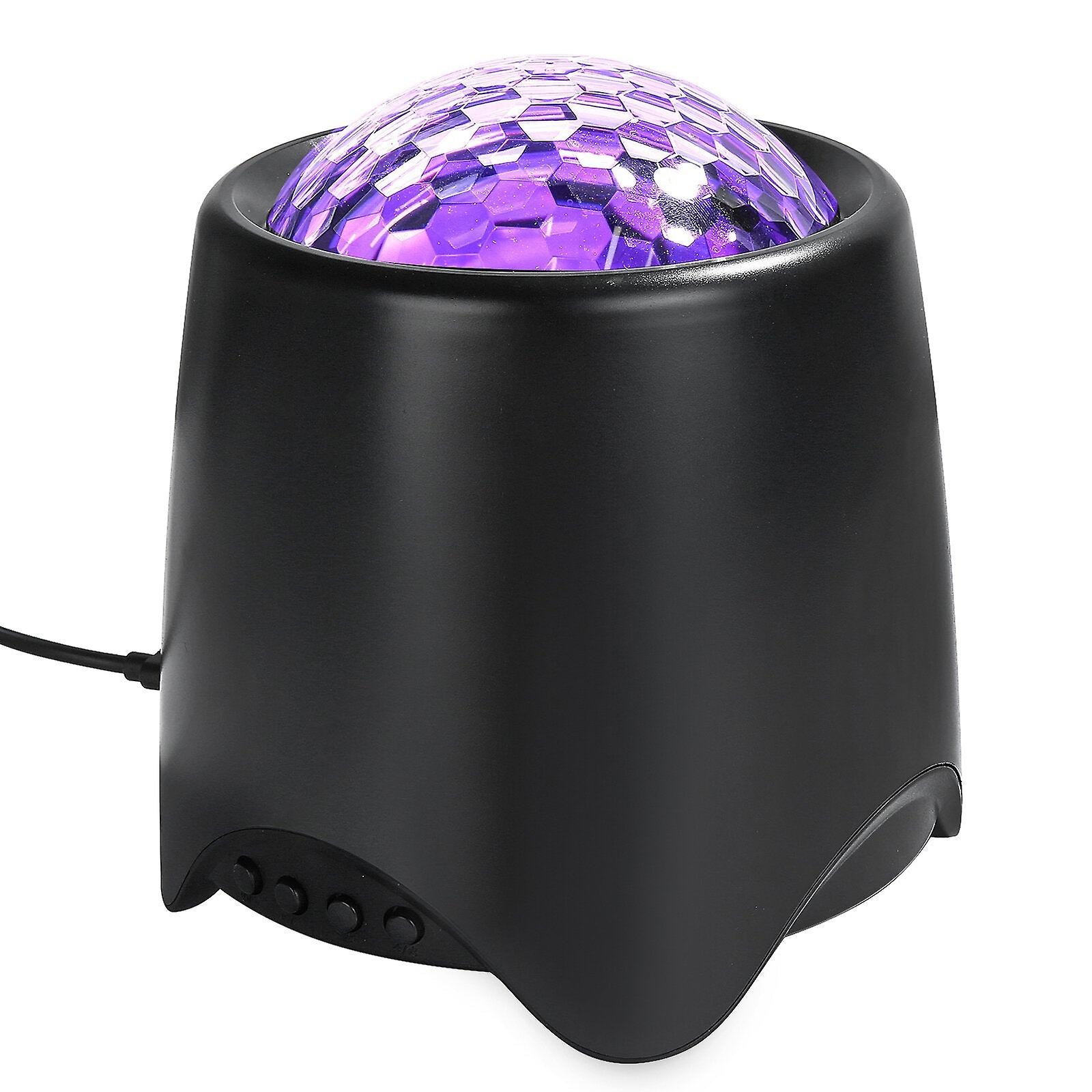 Usb Rgb Led Galaxy Projector Light - Starry Sky & Ocean Music Night Light With Remote Control