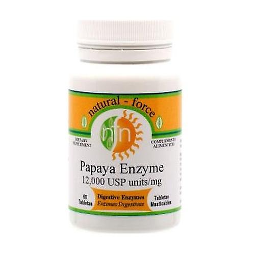 papaya enzymes 60 chewable tablets