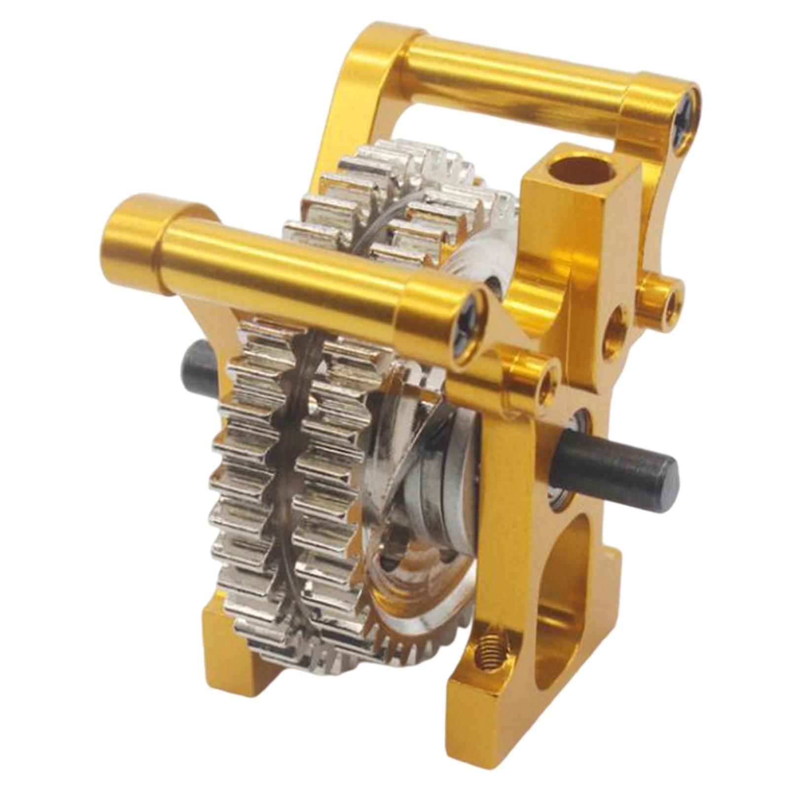 06034 Metal Gears Two Speed Transmission Complete for HSP 4WD Buggy Upgrade Golden