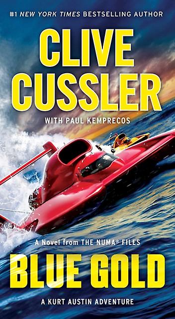 Blått gull av Clive Cussler Paperback-bok