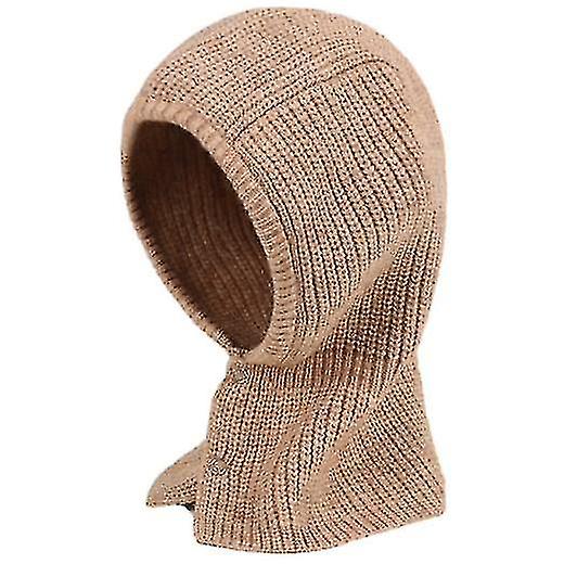 Bufanda con capucha cálida bufanda con capucha de punto Hijab para el invierno