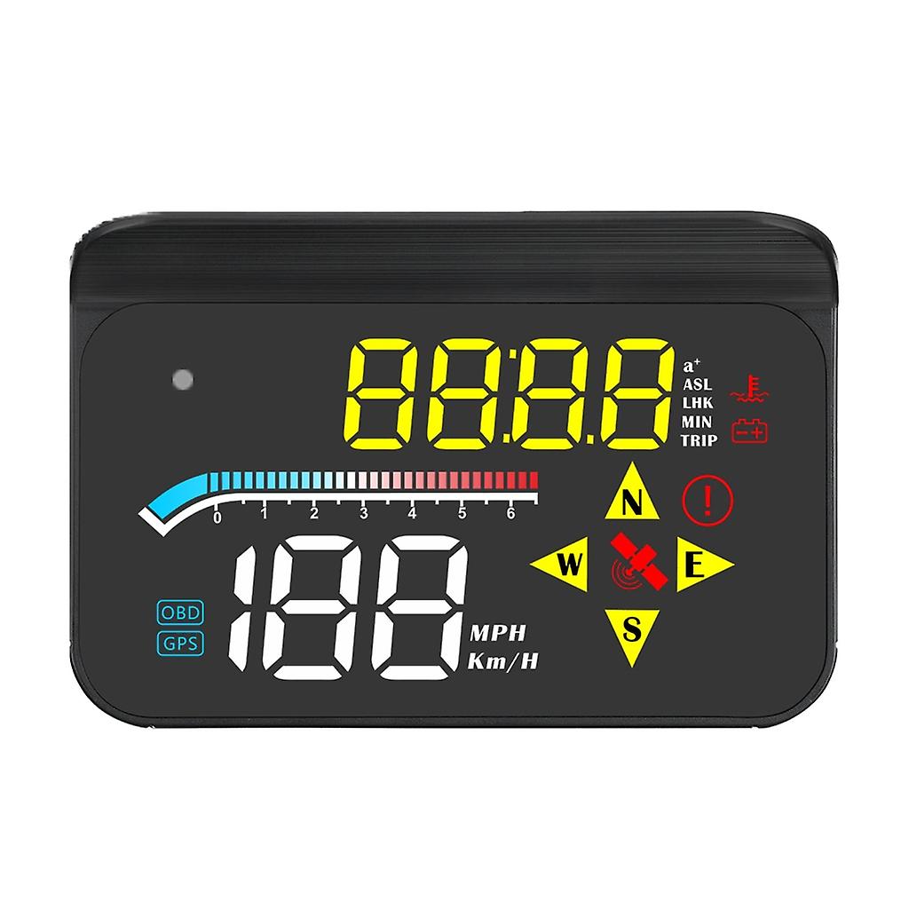 HUD Head Up Display M17 GPS Auto Windshield Speedometer Scanner Diagnostic Tool