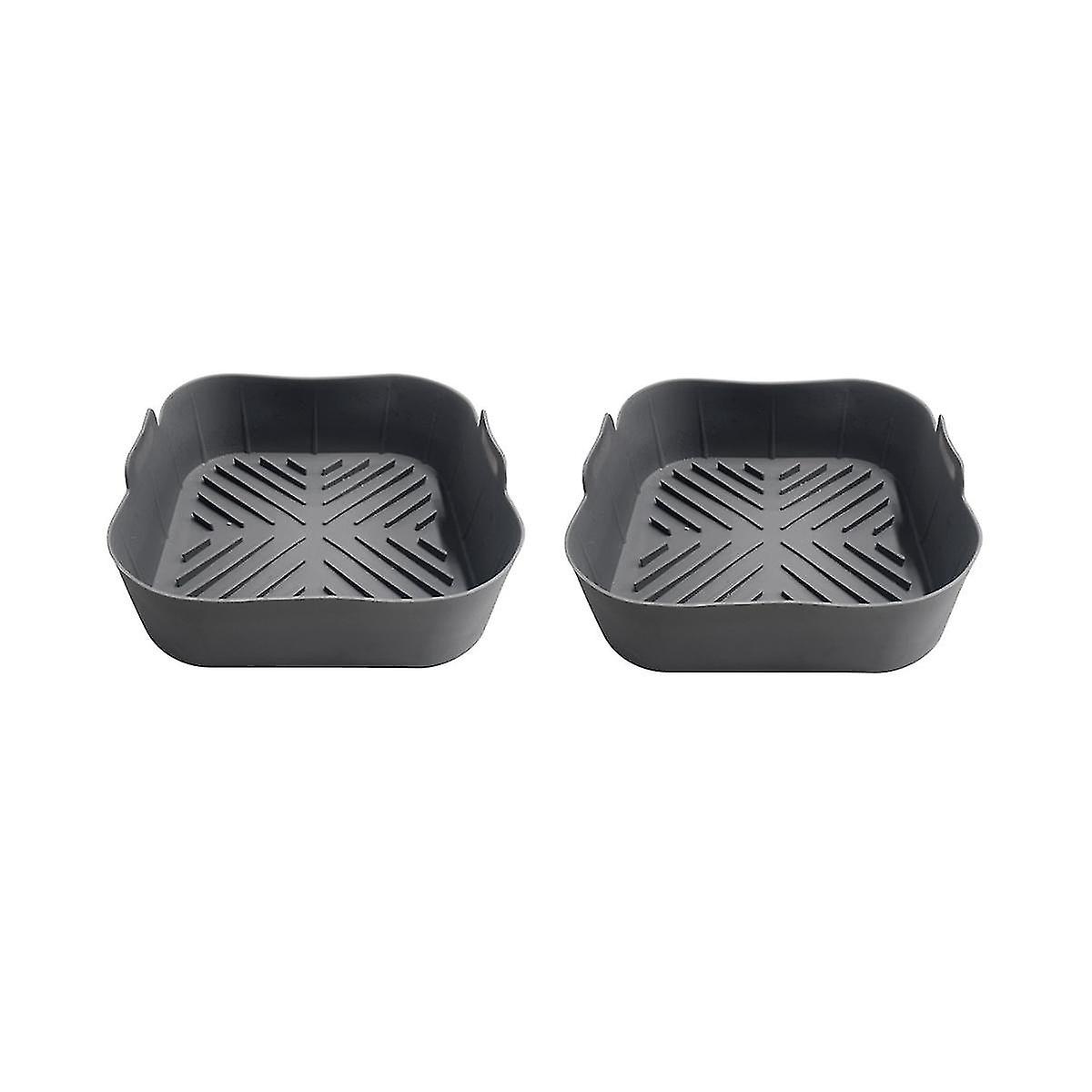 2pcs Silicone Baking Pan Basket Silicone Mat Oven Baking Pan Mat Cake Baking Pan