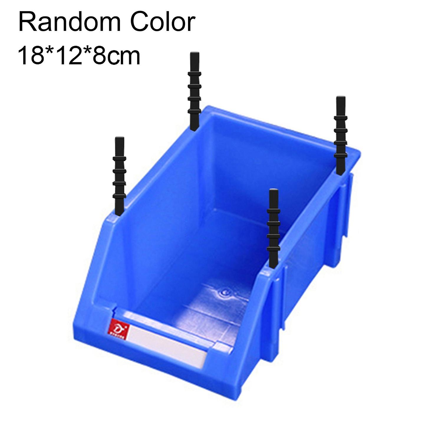 ZHOUBA Stackable Plastic Small Parts Container Box Shelf Screw Storage Bin Organizer