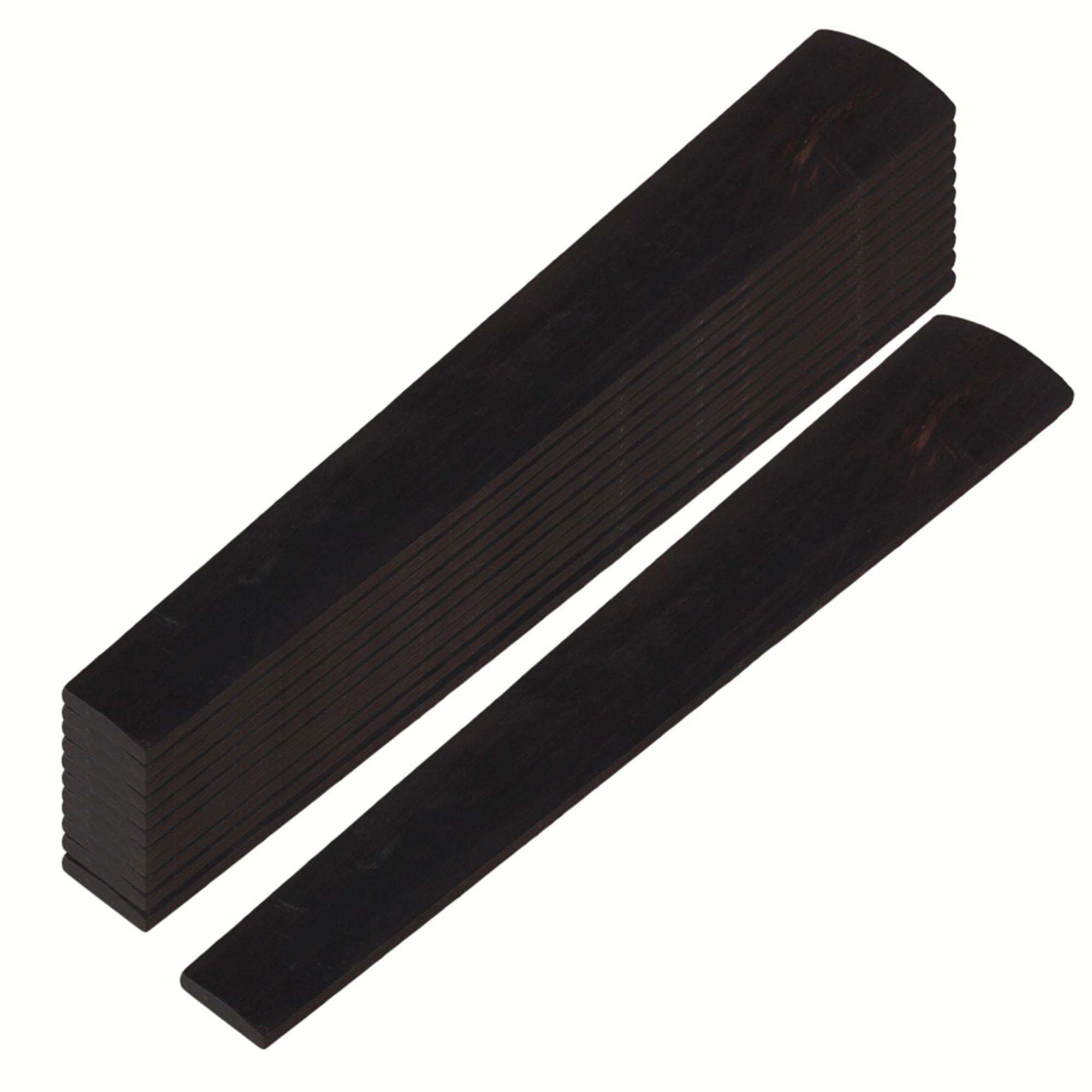 Undyed Violin Ebony Fingerboard for 4/4 Violin 27cm Set of 20