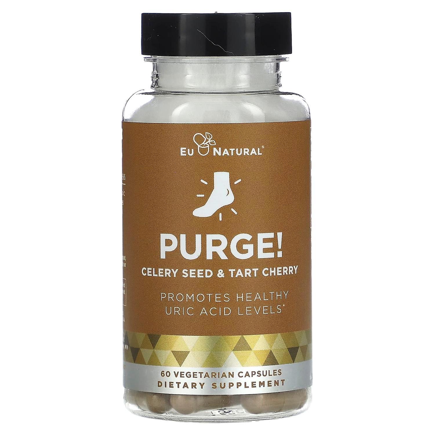 Eu Natural, PURGE!, Celery Seed & Tart Cherry,  60 Vegetarian Capsules