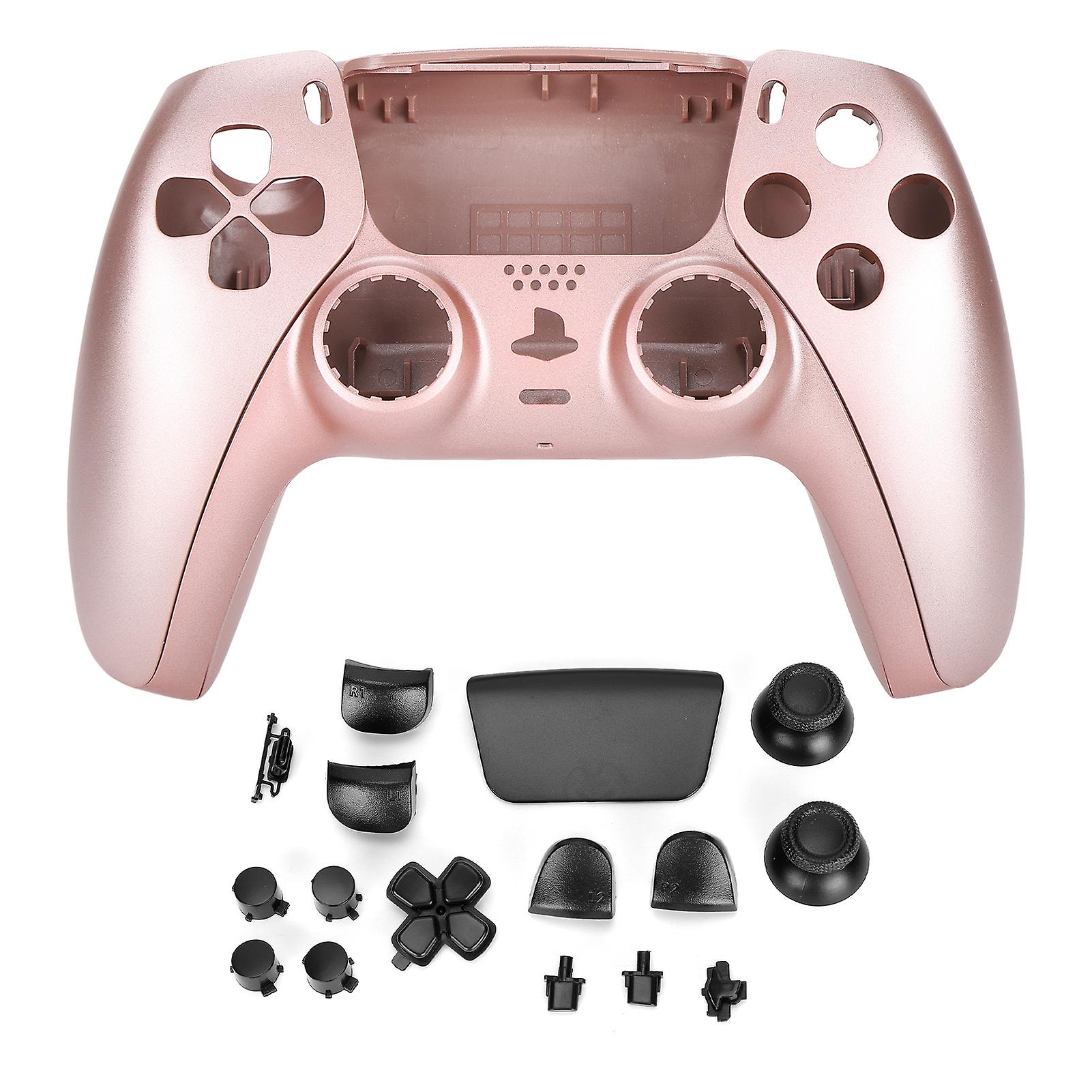 Rose Gold PS5 Controller Shell & Button Replacement: Durable, Precise Fit, Easy DIY Upgrade