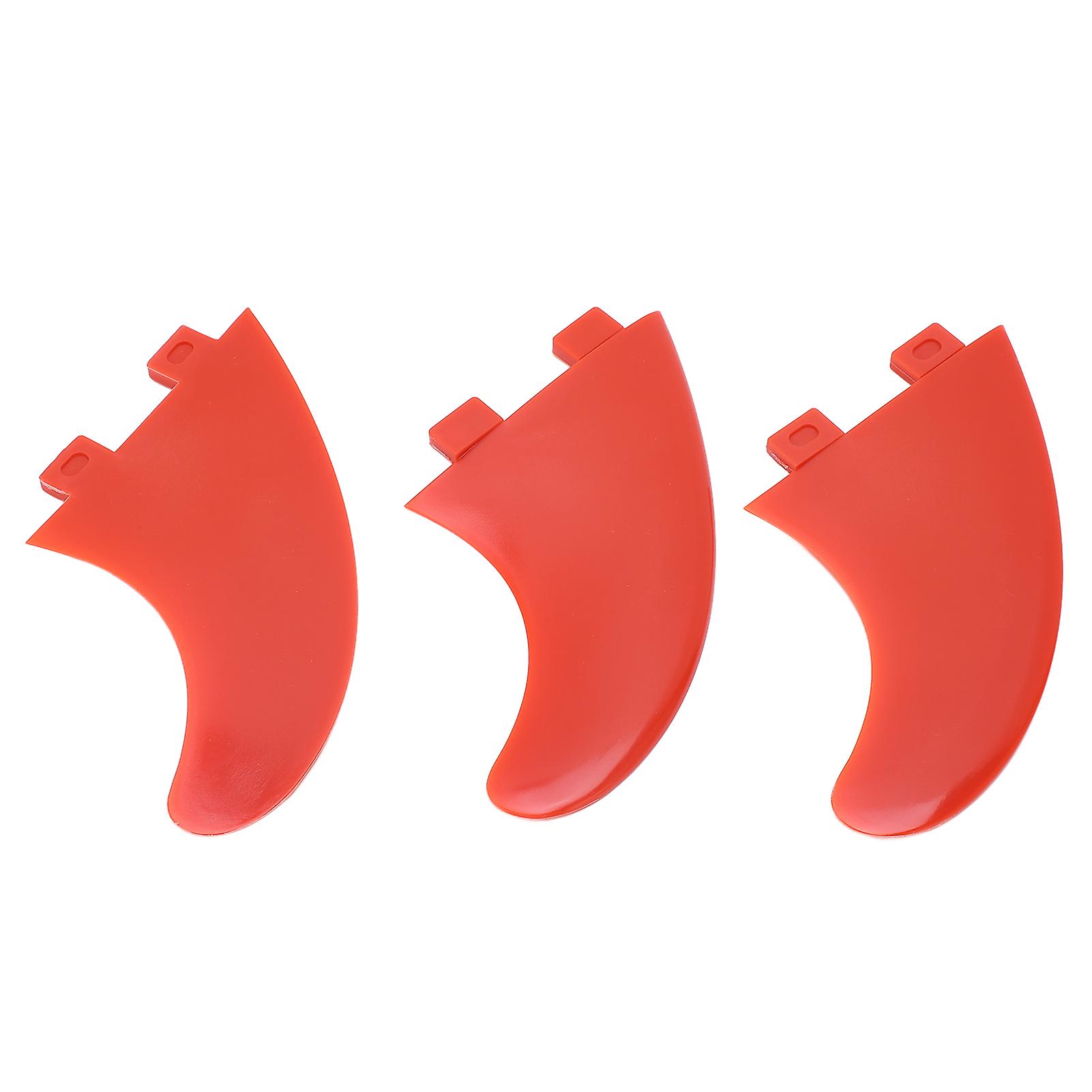 Dynamics Design Glass Plastic Fins For Your Inflatable Surf Adventures, Portability And Functionality Ensured, Set Of 3