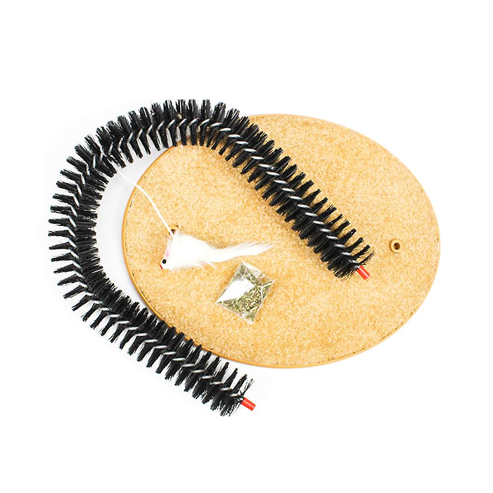 Durable Bristle Ring Scratcher For Indoor Cats