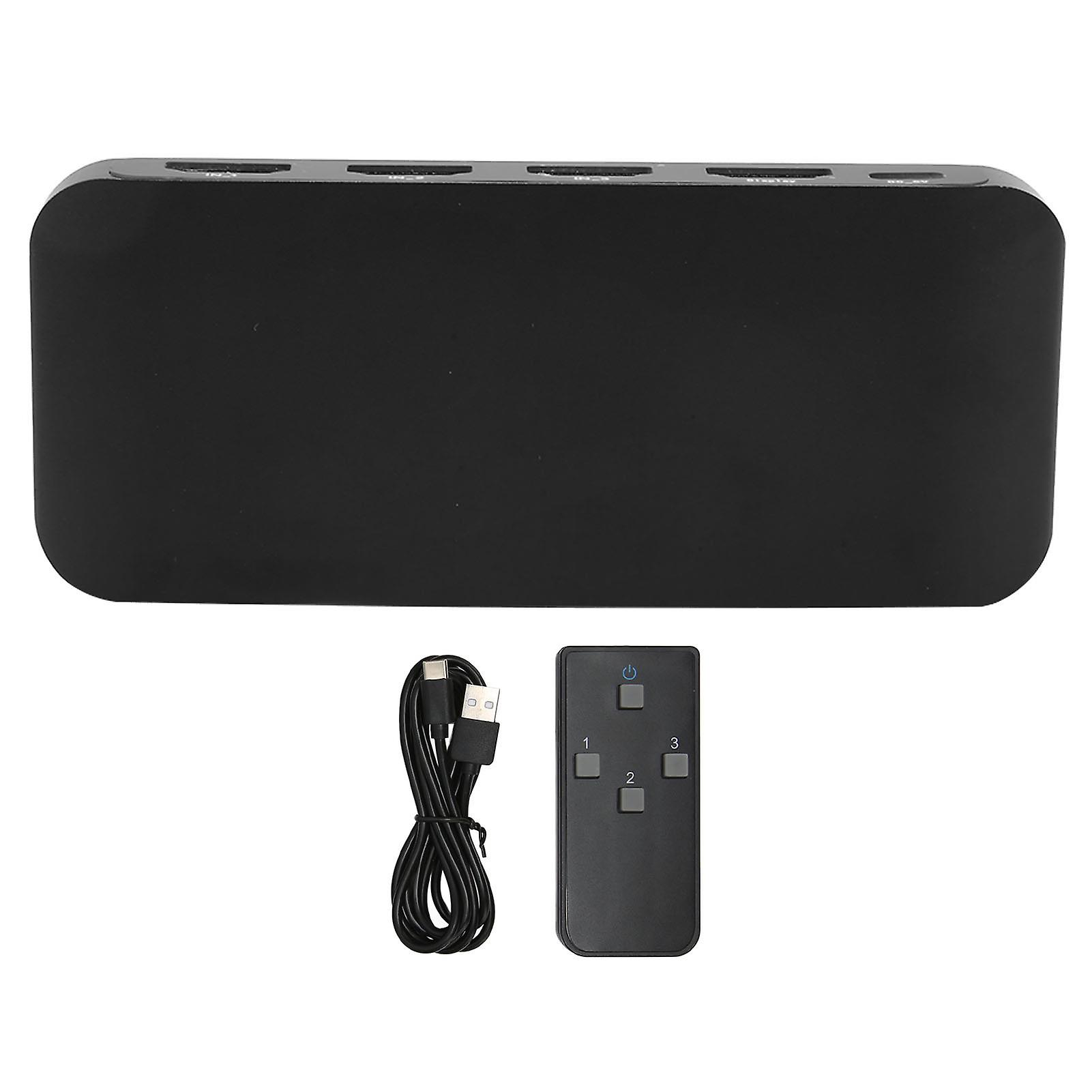 HD Multimedia Interface 2.1 Switcher High Resolution 48Gbps 3 in 1 Out 8K HD Multimedia Interface Splitter