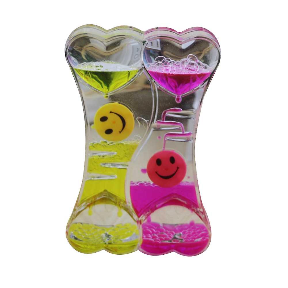 1pc Liquid Hourglasses Dynamic Transparent Oil Drop Timer Hour Glass Decoration for Home New