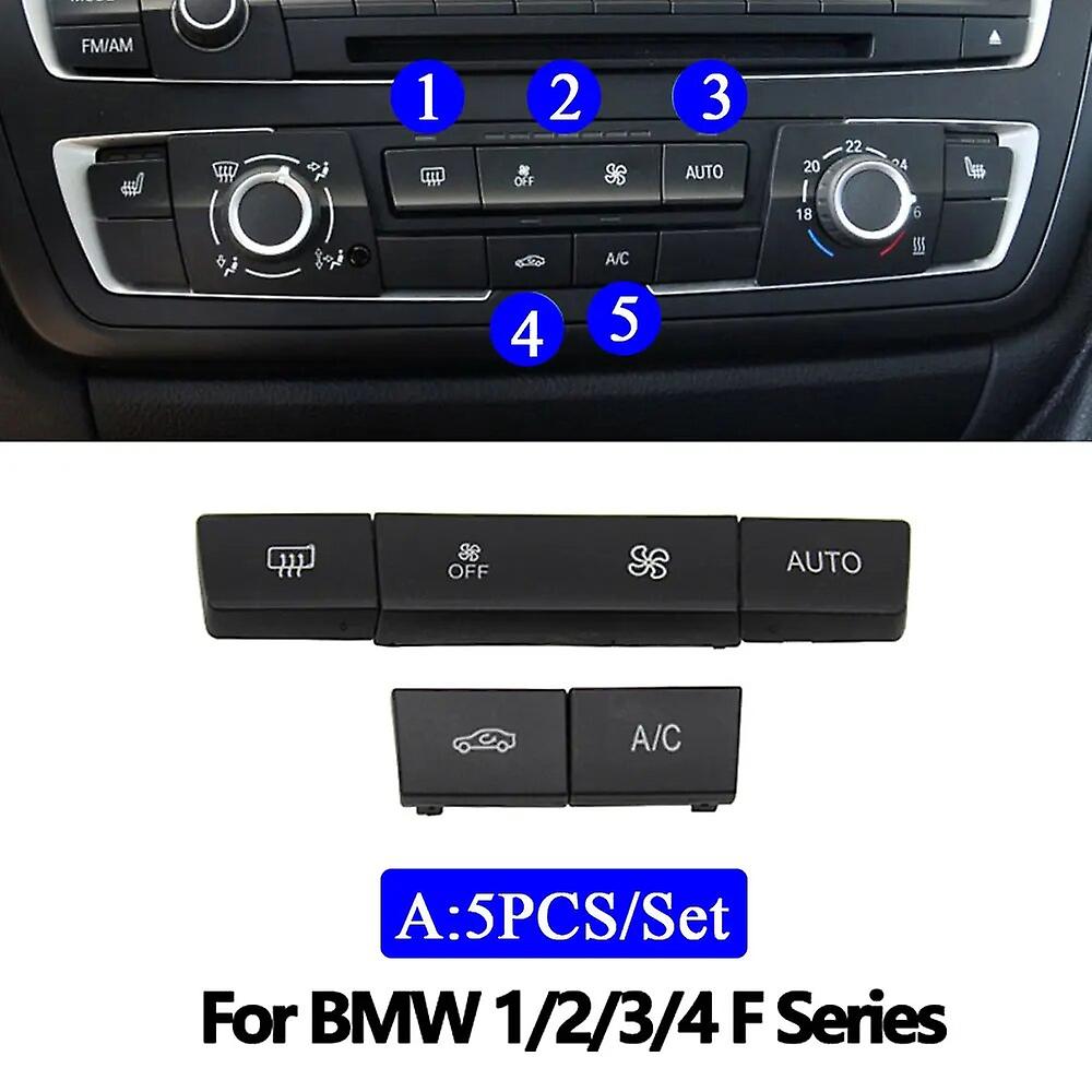 Cruscotto Aria AC Sfiato Lettore CD Cap Pulsante AC Kit di Riparazione Chiave Per BMW 1 2 3 F Serie F20 F21 F22 F30 F35 F34 F36 F45 F46 ~ 44751