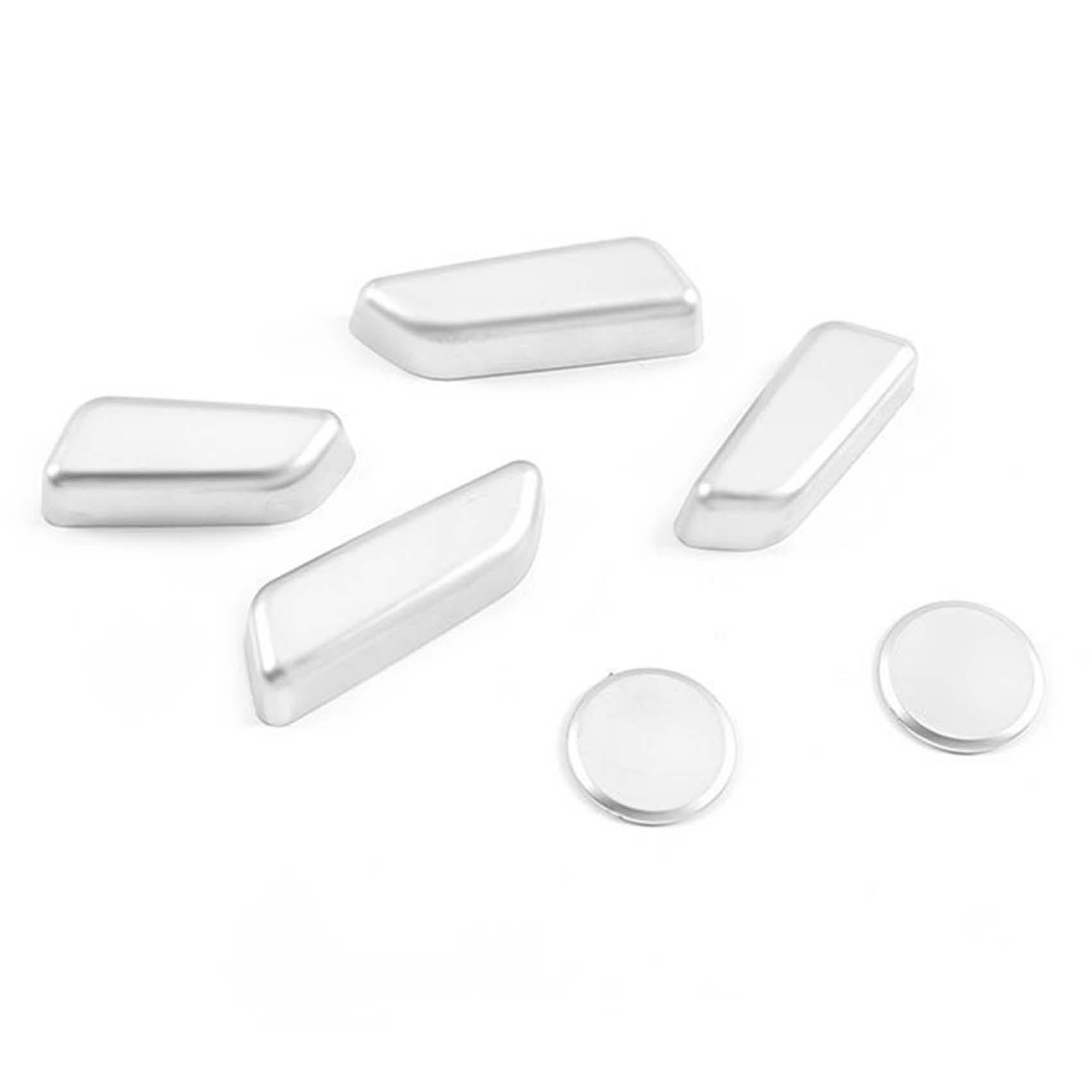 6pcs Seats Adjust Switch Button Trim Cover For- Model Y