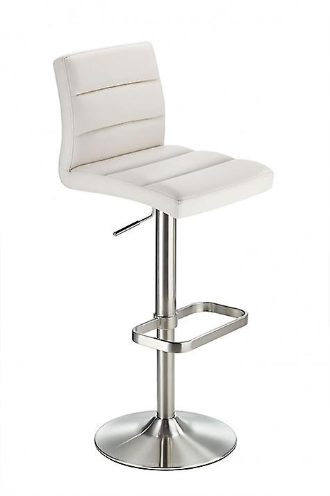 Swank Adjustable Bar Stool White
