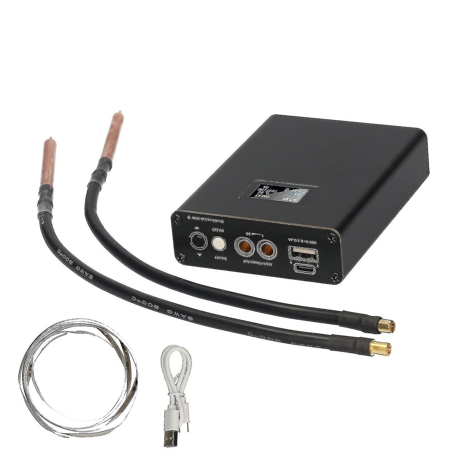 Black digital display portable welding machine DIY set mini spot welding welding kit handheld small
