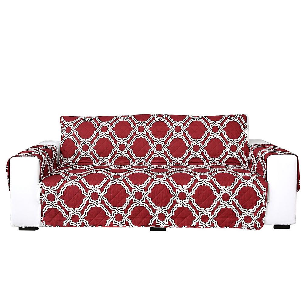 Dual Sides Removable Dustproof Slipcover Sofa Cover Protector (For Loveseat)