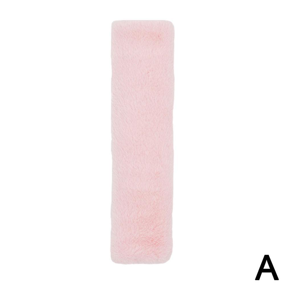 Car Seat Belt Shoulder Protector Solid Color Plush Anti Pinch Shoulder Protector