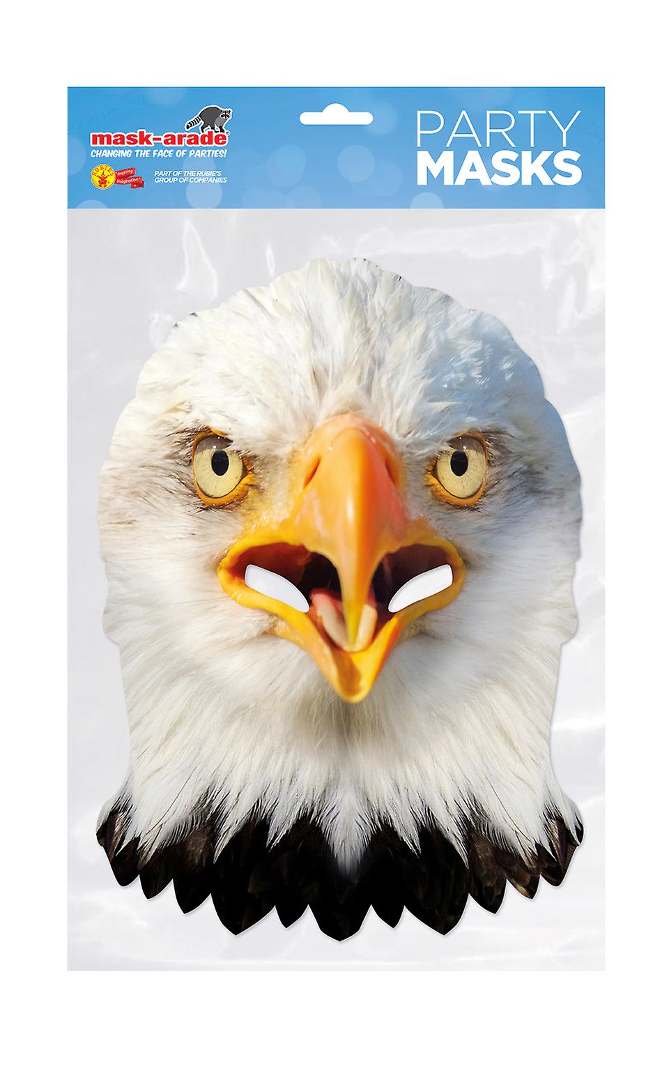 Bald Eagle Bird Card Party Face Mask Animal Theme