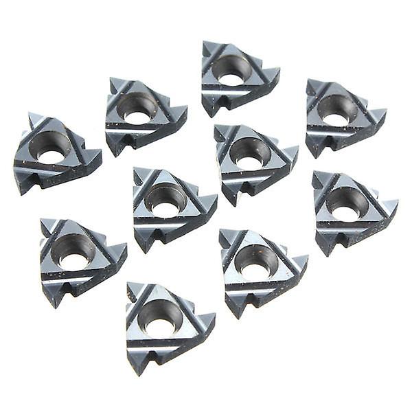 10Pcs 16ir Ag55 Carbide Threading Inserts Internal Turning Tool Holder Inserts