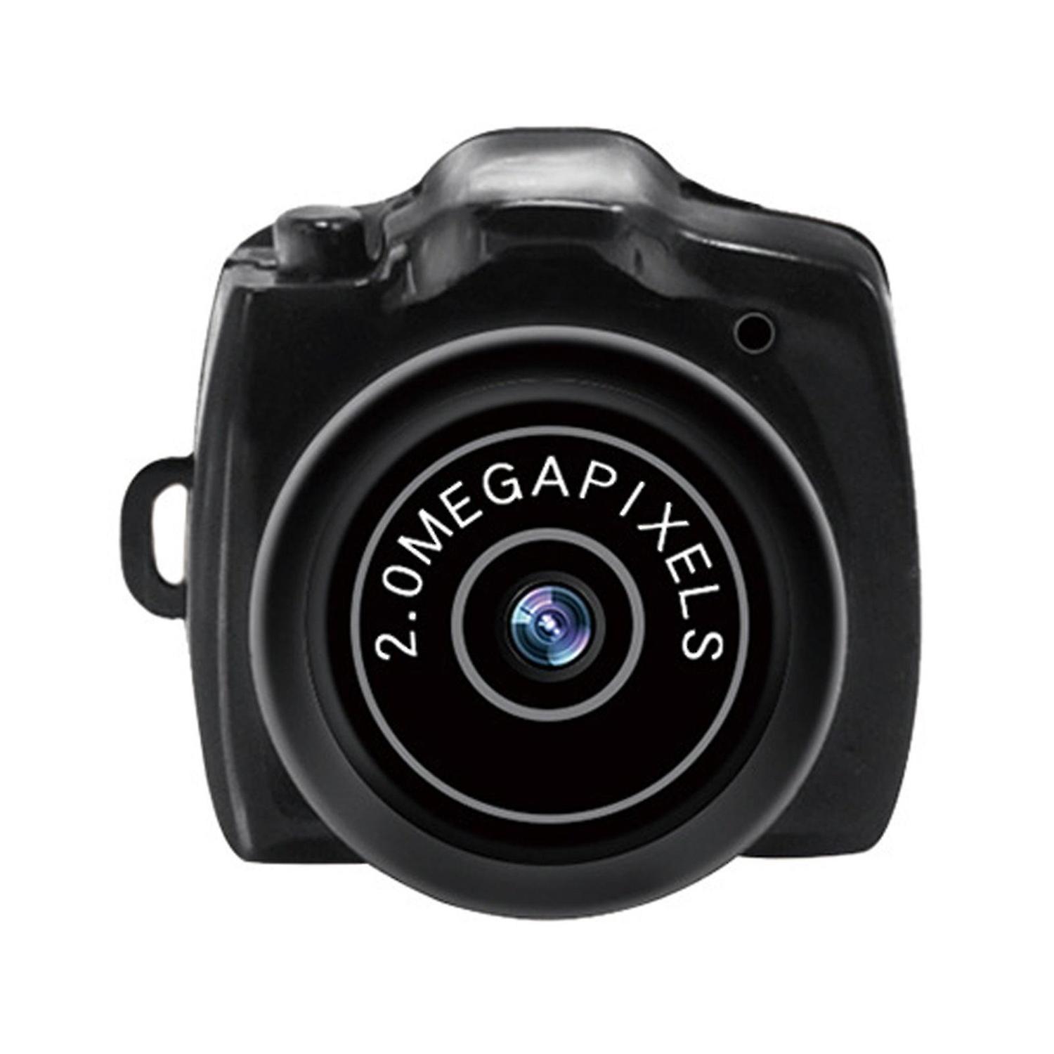 1 Set Y2000 Mini Camera Multi-functional High Resolution Plastic HD-compatible Wide-angled Audio Rec