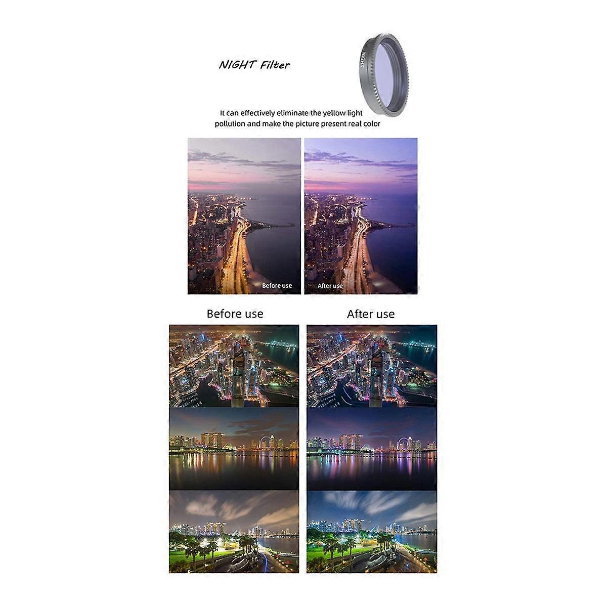 For Go 2/3 Lens Filters ND8 ND16 ND32 ND64 MCUV CPL Night STAR Filter for GO2 GO3 Sport Camera C