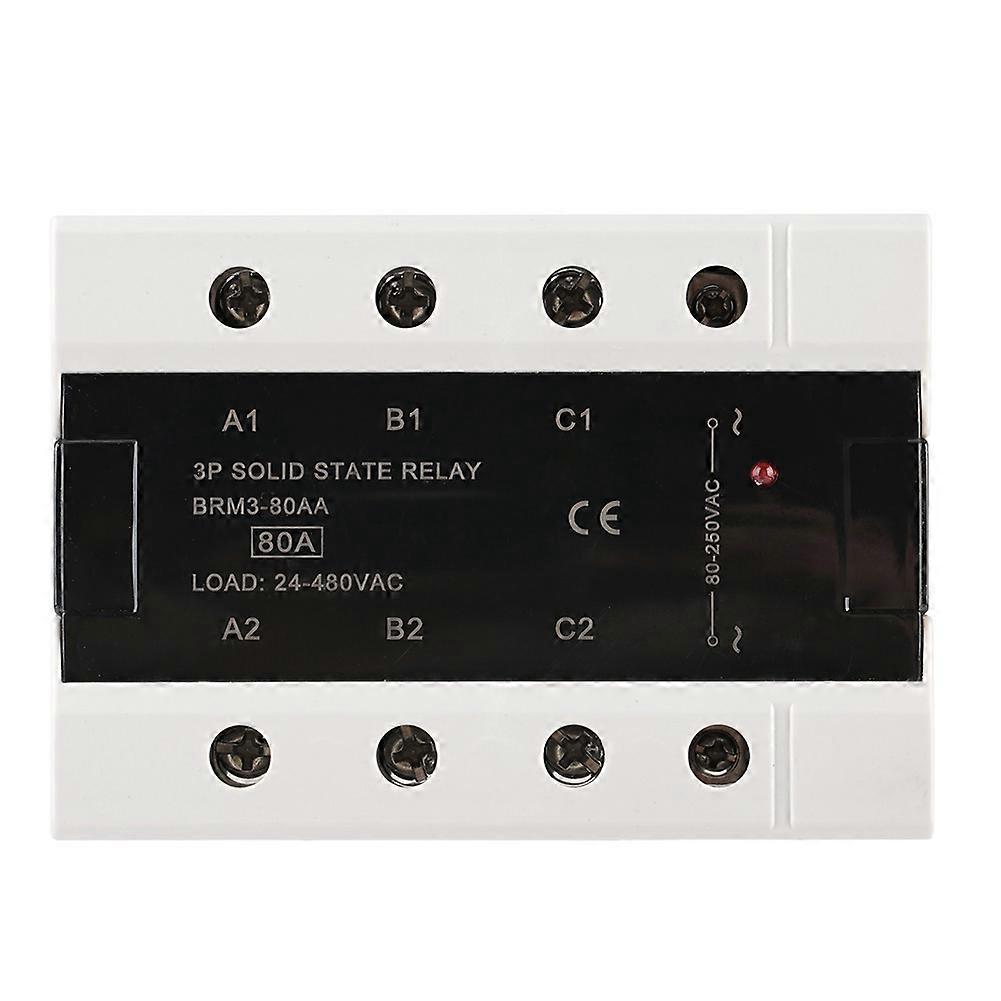 Load 24-480VAC Three Phase Solid State Relay (BRM3-80AA)