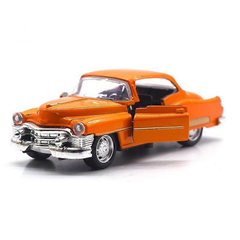 Hot Classic Car Toy Model 1:32 Simulation Pull Back Alloy Diecast Vehicle Collectible Toys Cars for Children 2-Doors Opened Y205 Toy Cars