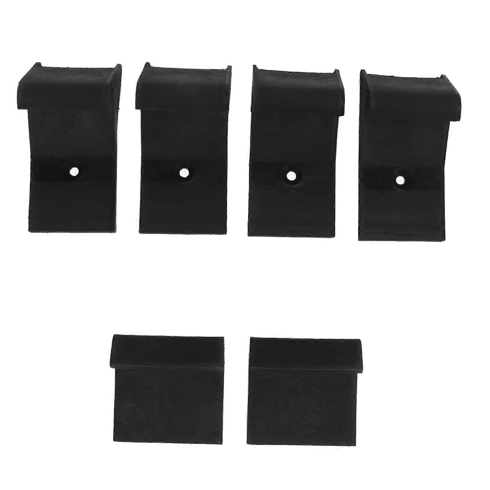10PCS Trailer Mirror Adapter Kit Black Tow Mirror Adapter Set for Wrangler JL 2018 to 2023