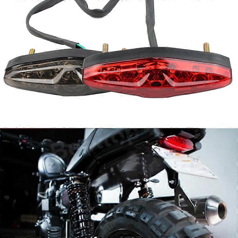 Motorcycle Modification Led Brake Light Driving Lamp Electric Scooter Taillight License Warning Light Led Taillight