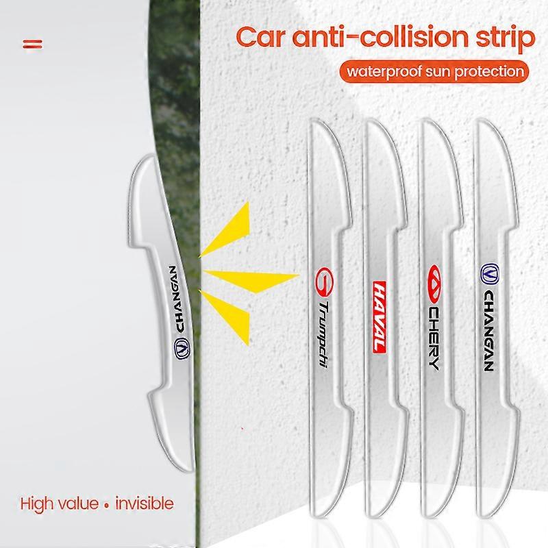 4pcs Transparent Car Door Edge Guard Anti-Collision Strips Rubber Protect Stickers For Suzuki Swift Jimny Grand Vitara SX4 Cross