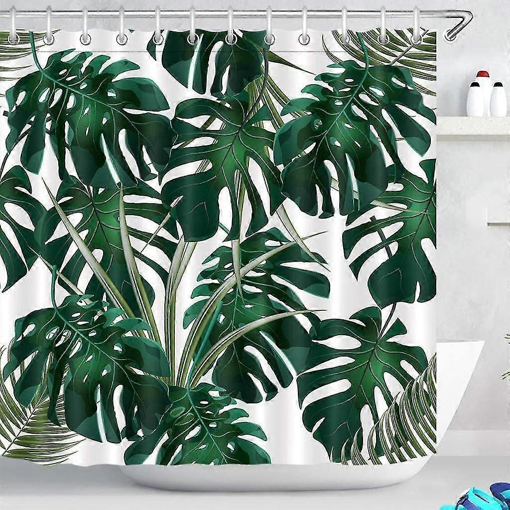 Rideau de douche imperméable avec 12 crochets