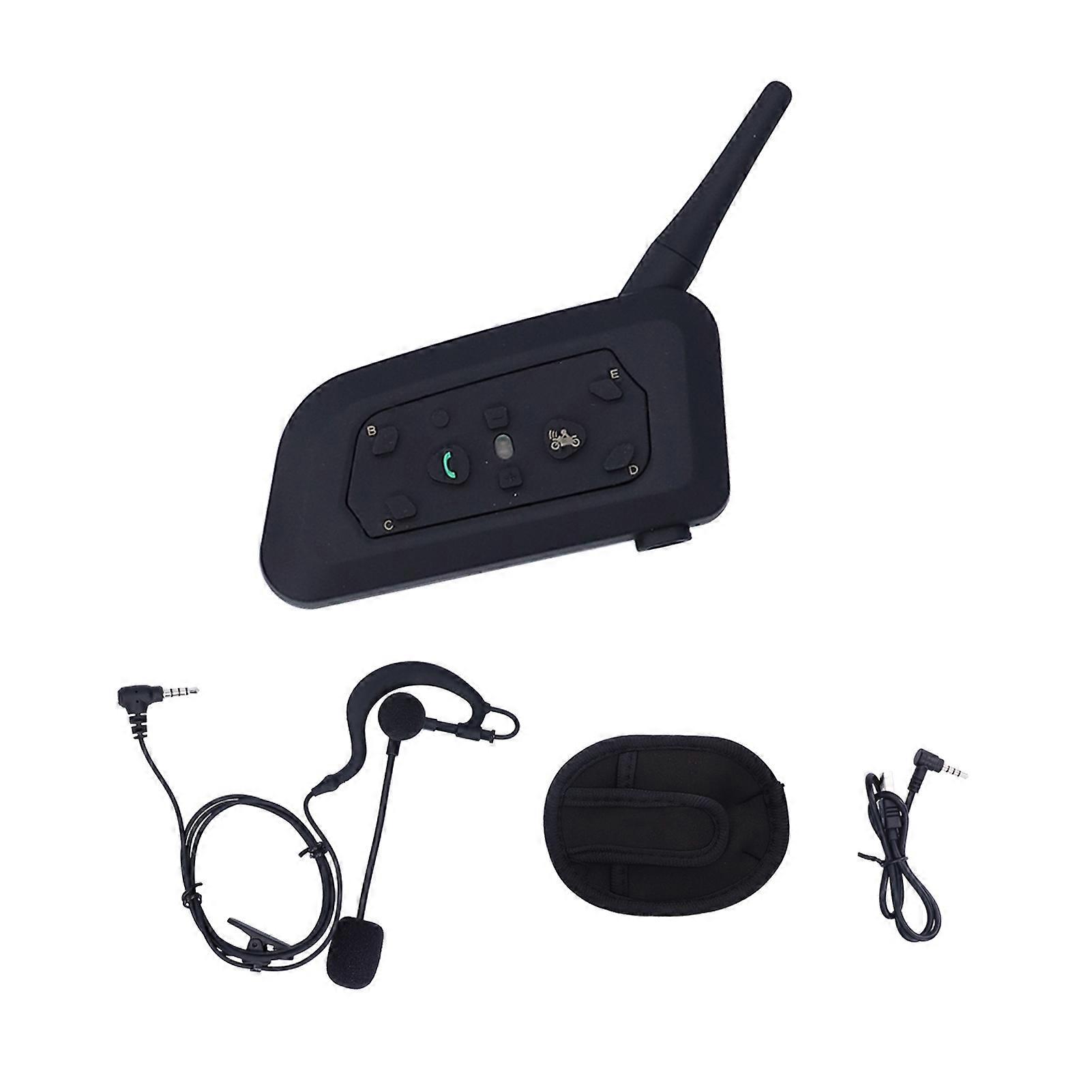 VNETPHONE V6C Bluetooth Intercom Full Duplex Walkie Talkies Communication System for Referee Concert Skiing E2U611