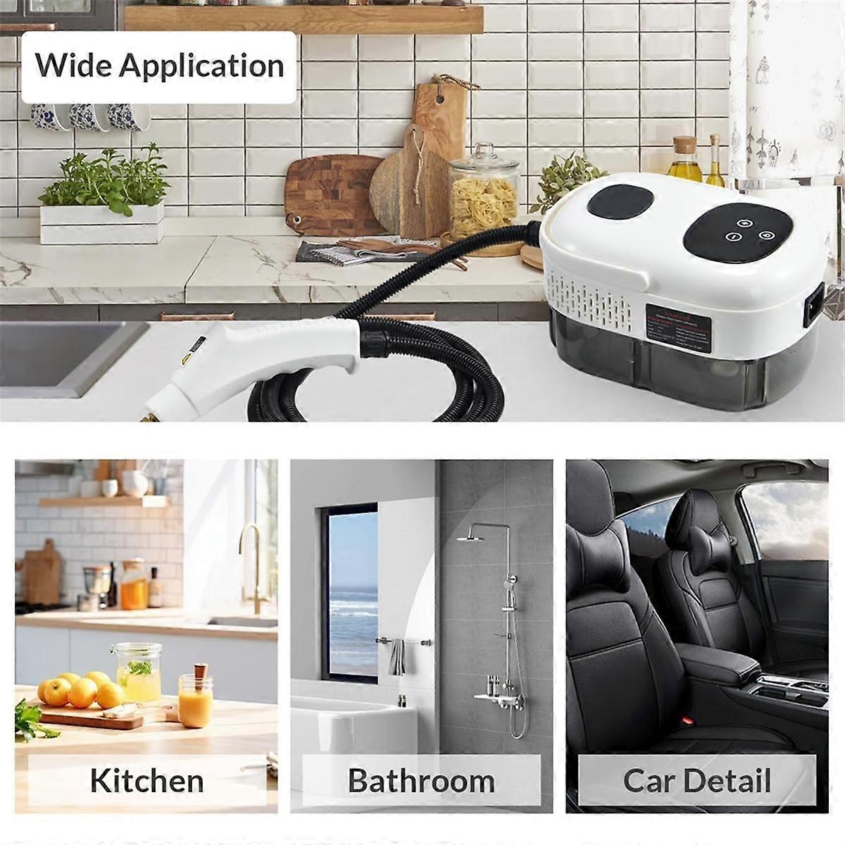 Steam Cleaner with Smart Touch Screen High Pressure Steamer for Cleaning Handheld Steam Cleaner for Home EU Plug A