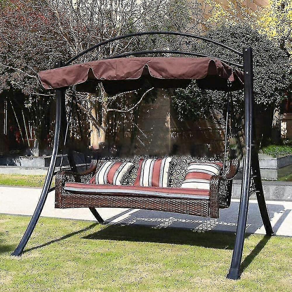 Outdoor Swing Canopy, Swing Canopy Replacement 2 Seater,en Sun Patio Swing Cover Case,chs Ock Cover(142x120x18cm)