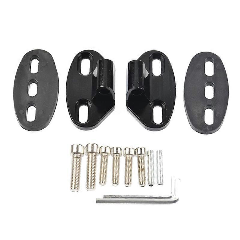 Motorcycle Bike Handlebar Mirror Brackets Universal Mount Adapter Rear View Mirror Conversion Base Modification