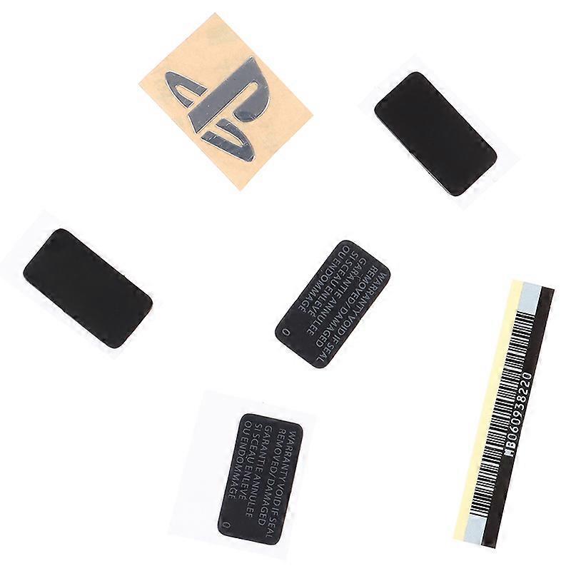 Černá nálepka štítek pro případ PS4, sada 1