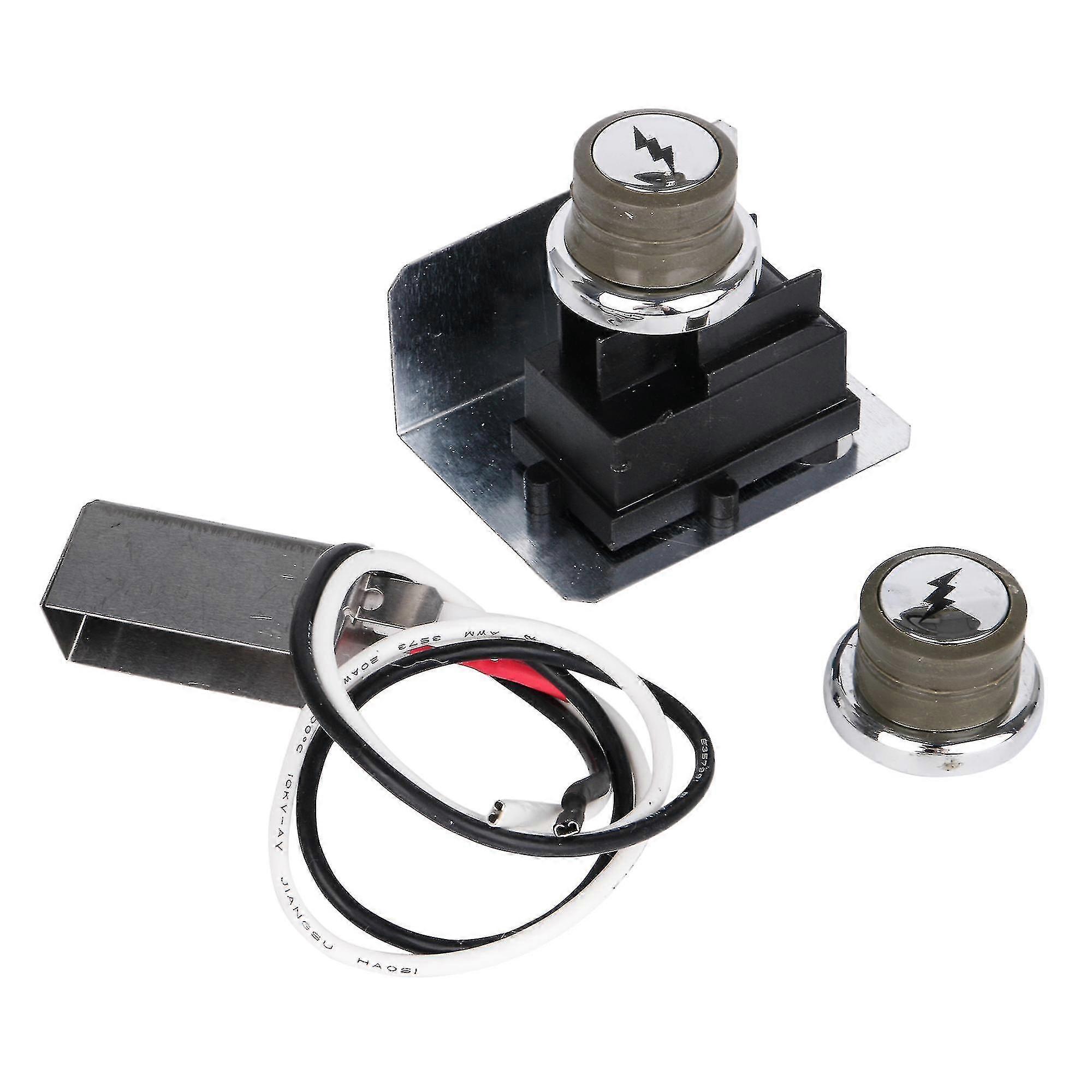 Electronic Grill Igniter Module & Mount Set Replacement For Weber Spirit E-310