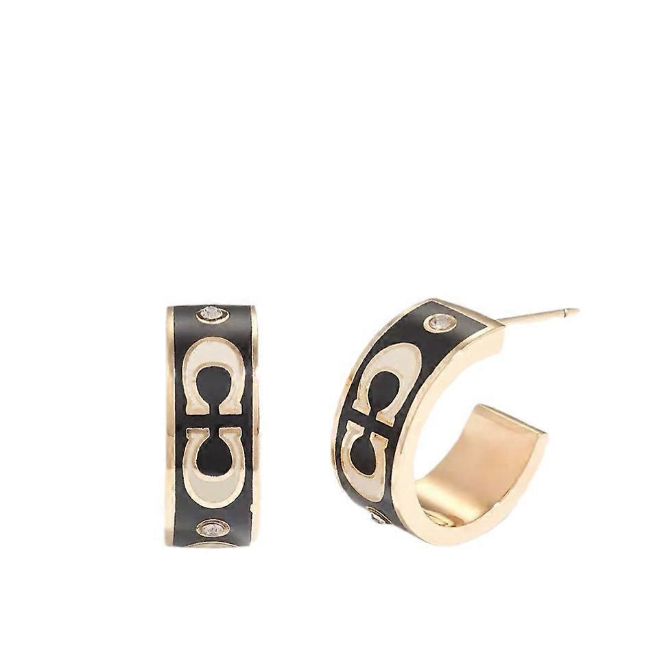 Damen Signature C Emaille Ohrringe