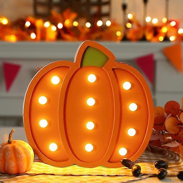 Fall Decor-Fall Decorations for Home-Light Up Wooden Pumpkins