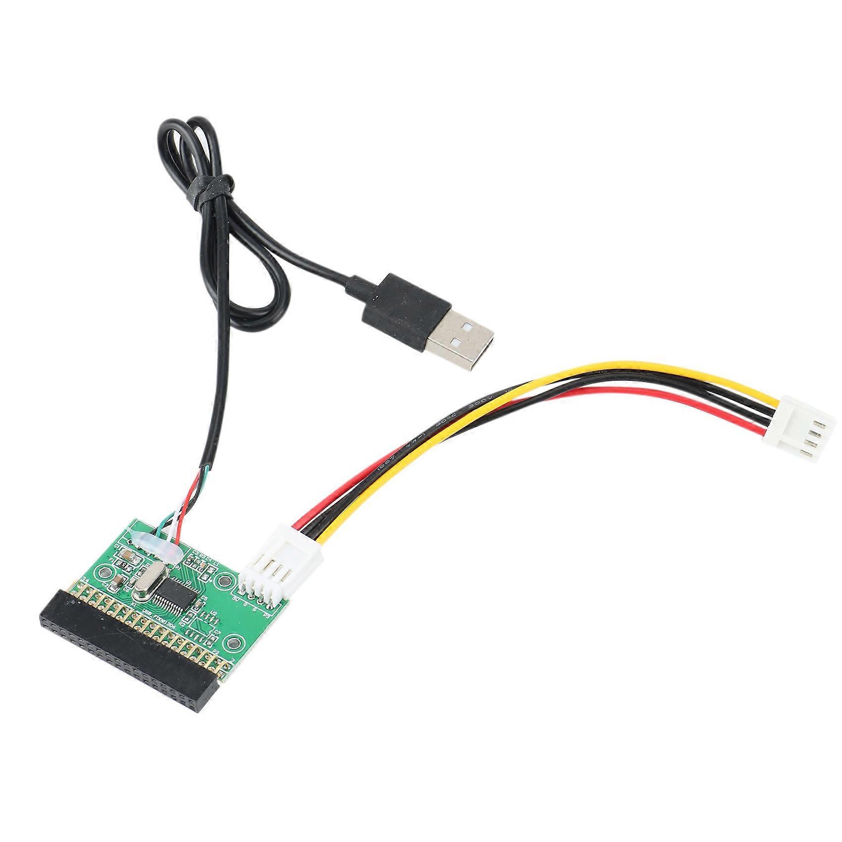 1.44MB 3.5inch Floppy Drive Connector 34 PIN 34P to USB Cable Adapter PCB Board PC USB TO FLOPPY U