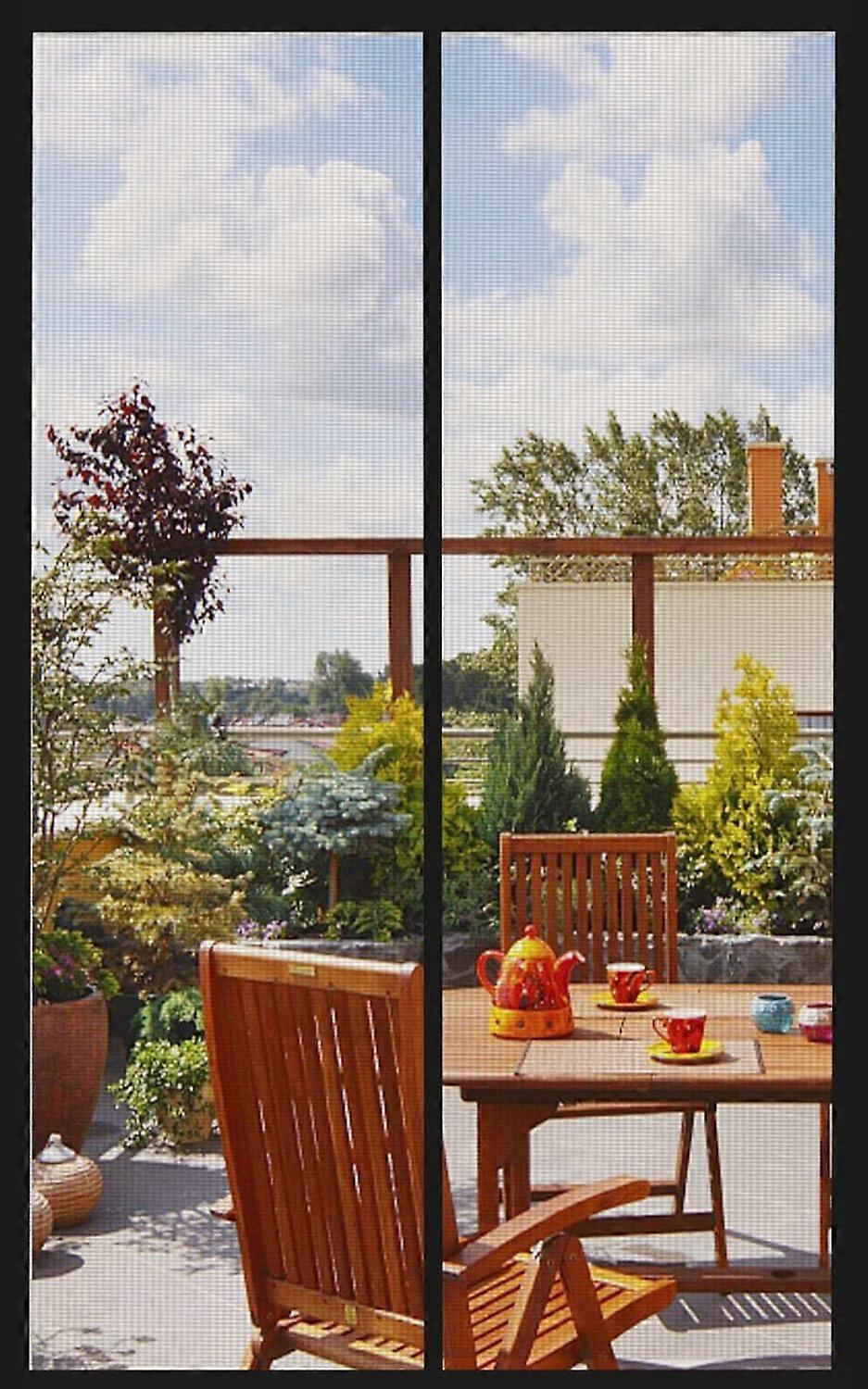 TCGG-Mosquito Net Door Window Magnetic 80210cm, Anti Fly Insect Curtain, Magnetic Sliding Bay Window Mosquito Net, Magnetic Window Curtains Without Dr