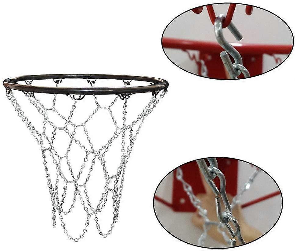 Outdoor Basketball Net - Durable Galvanized Replacement Net for Standard Hoops