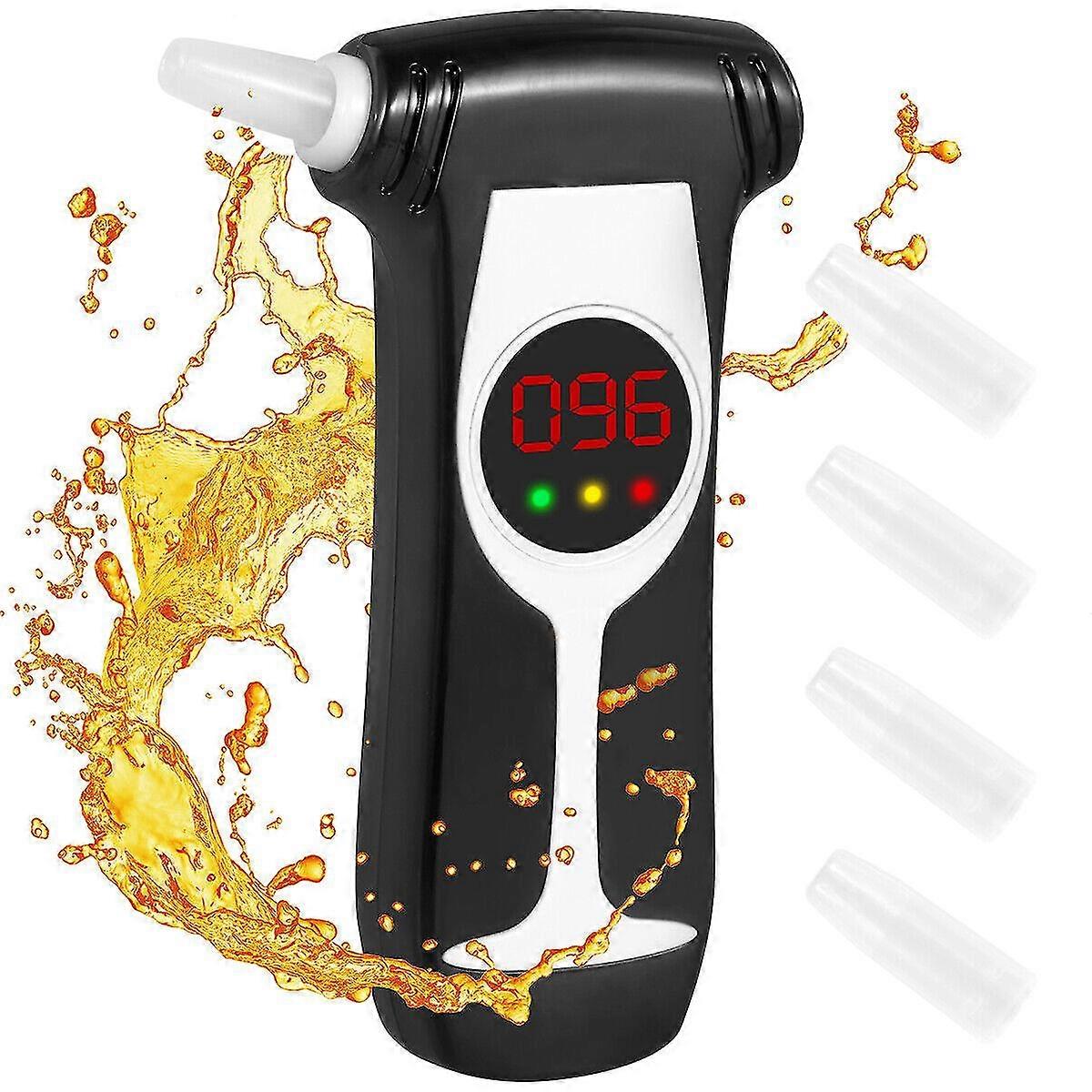 Police LCD Digital Breath Alcohol Analyzer Tester Breathalyzer Test Detector